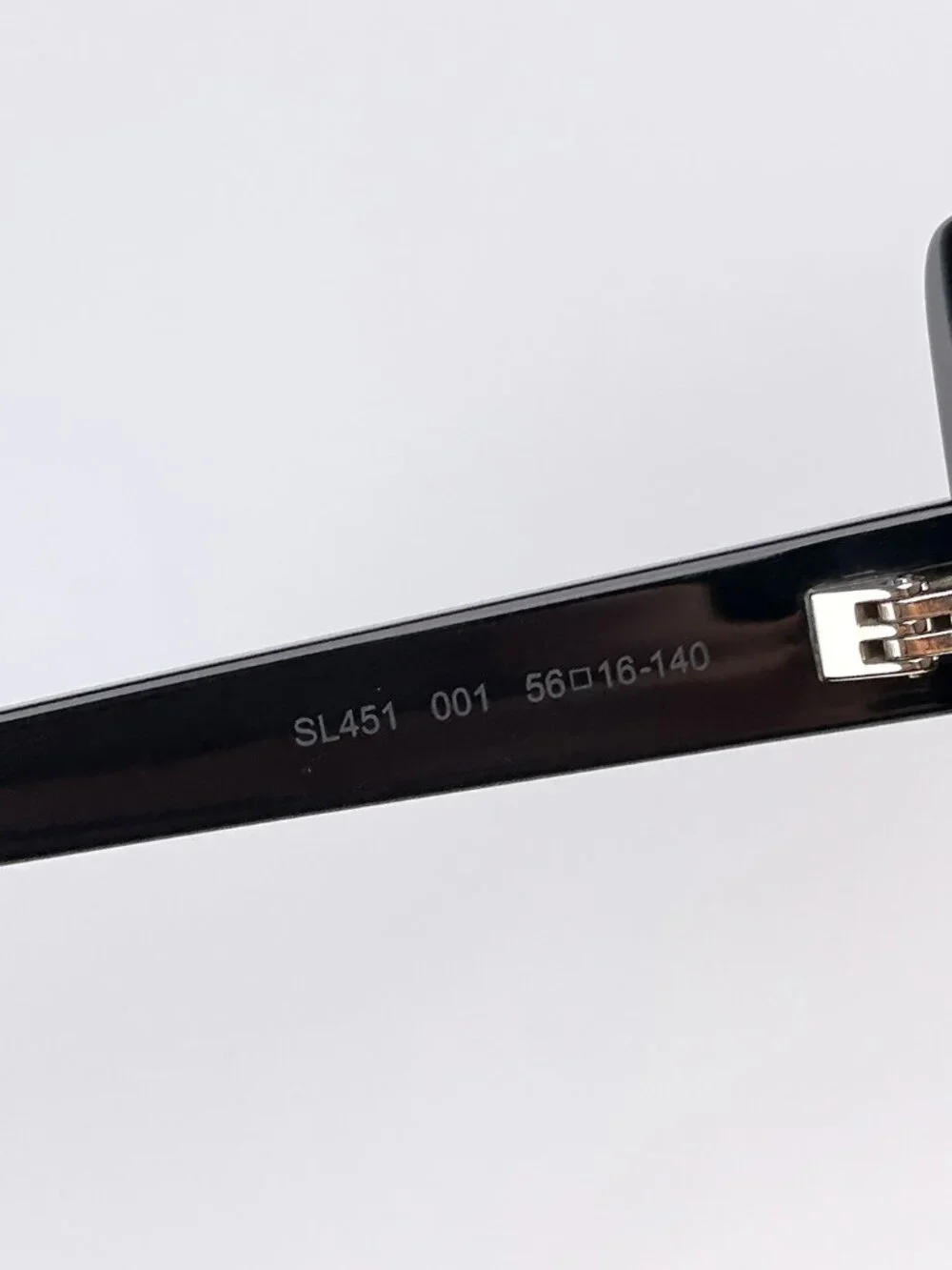 SAINT LAURENT SL451 001 BLACK OVERSIZED SQUARE SUNGLASSES